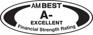 AM Best A- Excellent Financial Strength Rating
